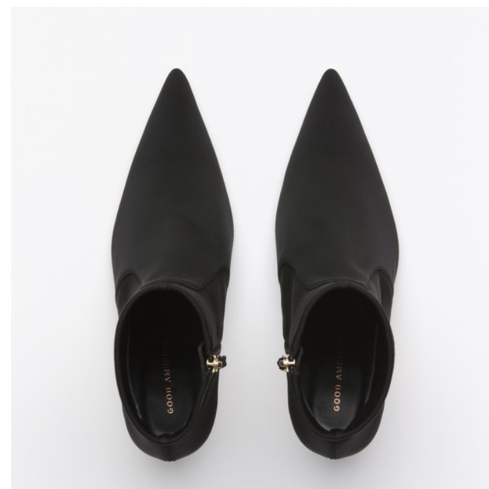NEW Good American The Icon Ankle Sock Booties
Black Pointed Toe Stiletto 5.5 - Picture 5 of 9